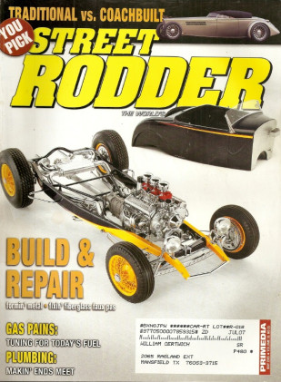 STREET RODDER 2006 MAY - TRADITIONAL vs. COACHBUILT, FIBERGLASS REPAIRS MADE